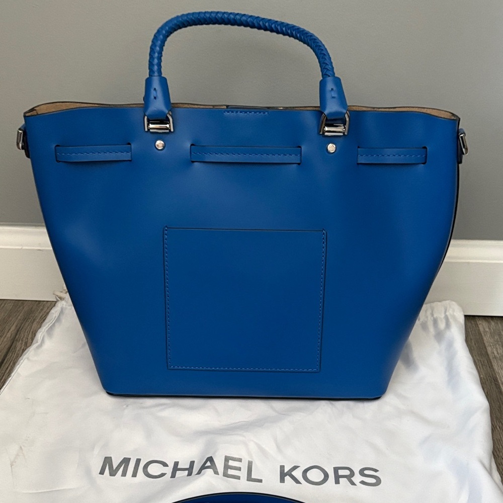 Michael Kors Royal Blue Tote Bag - Picture 2 of 4